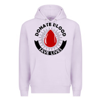 Lilac donate blood save lives blood donor Premium Hoodie - artisFamous