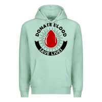 Seafoam donate blood save lives blood donor Premium Hoodie - artisFamous