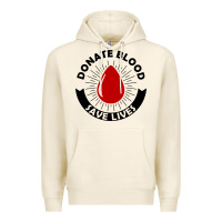 Tofu donate blood save lives blood donor Premium Hoodie - artisFamous