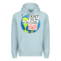 Blue Mist dont take me to your leader Premium Hoodie - artisFamous