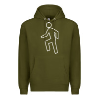 Army Green everyday im shufflin Premium Hoodie - artisFamous