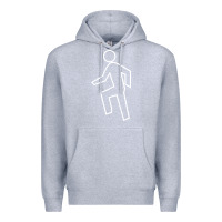 Heather Grey everyday im shufflin Premium Hoodie - artisFamous