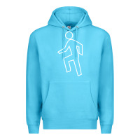 Ocean Blue everyday im shufflin Premium Hoodie - artisFamous