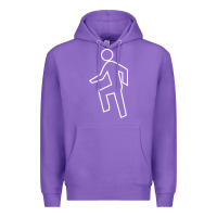 Purple everyday im shufflin Premium Hoodie - artisFamous