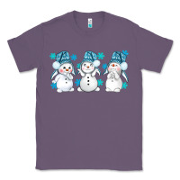 Lavender snowman winter bbs Classic Tee - BundleAndBundleShop