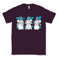 Plum snowman winter bbs Classic Tee - BundleAndBundleShop