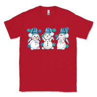 Red snowman winter bbs Classic Tee - BundleAndBundleShop