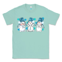 Seafoam snowman winter bbs Classic Tee - BundleAndBundleShop