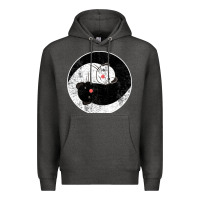 Charcoal Heather ferret harmony Premium Hoodie - artisFamous