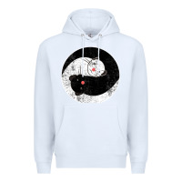 White ferret harmony Premium Hoodie - artisFamous