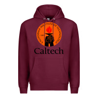 Burgundy caltech california institute Premium Hoodie - artisFamous