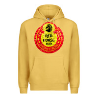 Antique Gold red horse Premium Hoodie - artisFamous
