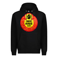 Black red horse Premium Hoodie - artisFamous