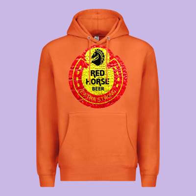 Red Horse Premium Hoodie Designed By Artisfamous