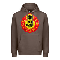 Coffee red horse Premium Hoodie - artisFamous