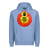 Colony Blue red horse Premium Hoodie - artisFamous