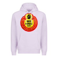 Lilac red horse Premium Hoodie - artisFamous