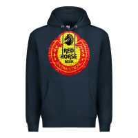 Navy red horse Premium Hoodie - artisFamous