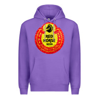 Purple red horse Premium Hoodie - artisFamous