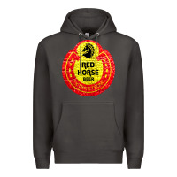 Smoke red horse Premium Hoodie - artisFamous