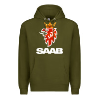 Army Green saab Premium Hoodie - artisFamous