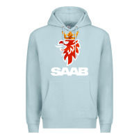 Blue Mist saab Premium Hoodie - artisFamous
