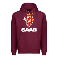 Burgundy saab Premium Hoodie - artisFamous