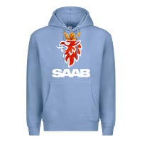 Colony Blue saab Premium Hoodie - artisFamous