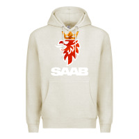 Oatmeal Heather saab Premium Hoodie - artisFamous
