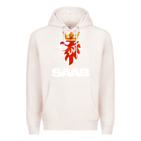 Pale Pink saab Premium Hoodie - artisFamous