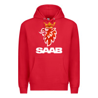 Red saab Premium Hoodie - artisFamous