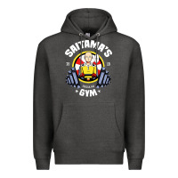 Charcoal Heather anime gym Premium Hoodie - artisFamous