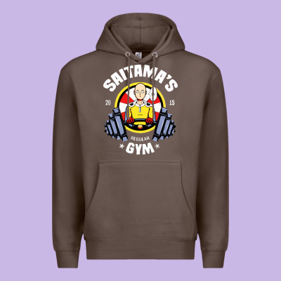 Anime Gym Premium Hoodie Designed By Artisfamous