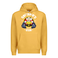 Mustard anime gym Premium Hoodie - artisFamous