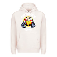 Pale Pink anime gym Premium Hoodie - artisFamous