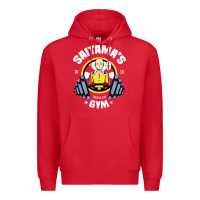 Red anime gym Premium Hoodie - artisFamous