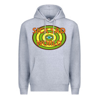 Heather Grey sick sad world Premium Hoodie - artisFamous