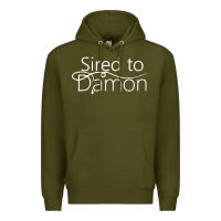 Army Green sired to damon Premium Hoodie - artisFamous