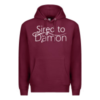 Burgundy sired to damon Premium Hoodie - artisFamous