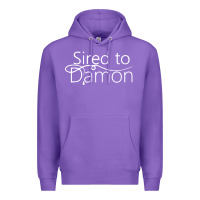 Purple sired to damon Premium Hoodie - artisFamous