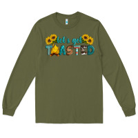 Army Green let's get toasted Long Sleeve Tee - Artiststas