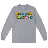 Heather Grey let's get toasted Long Sleeve Tee - Artiststas