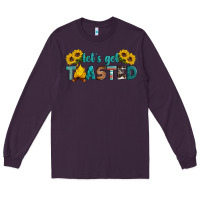 Plum let's get toasted Long Sleeve Tee - Artiststas