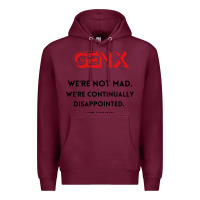 Burgundy genx were not mad Premium Hoodie - artisFamous