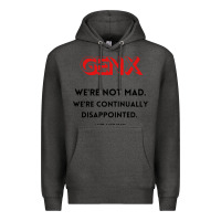 Charcoal Heather genx were not mad Premium Hoodie - artisFamous