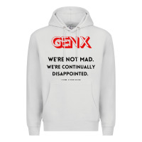 Dove Grey genx were not mad Premium Hoodie - artisFamous