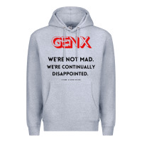 Heather Grey genx were not mad Premium Hoodie - artisFamous
