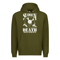 Army Green sudden death records Premium Hoodie - artisFamous