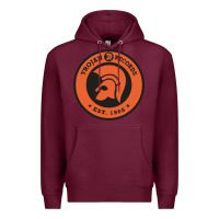 Burgundy trojann records est 1968 Premium Hoodie - artisFamous