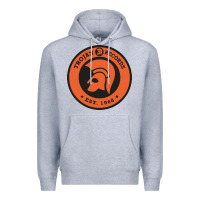 Heather Grey trojann records est 1968 Premium Hoodie - artisFamous